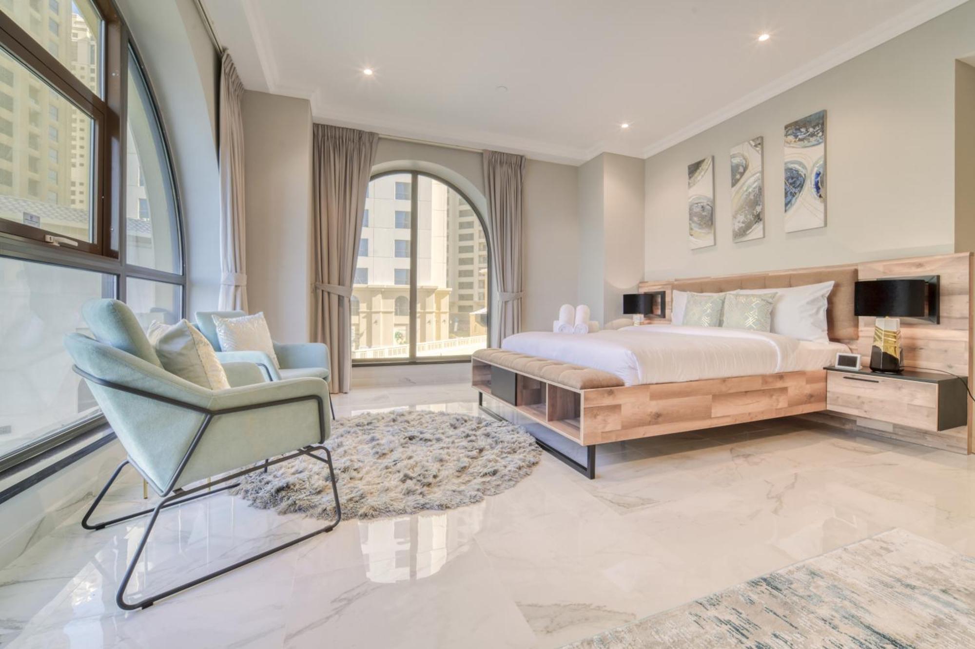 Luxurious 4 Bedroom Duplex With Terrace & Sea View Dubaj Zewnętrze zdjęcie