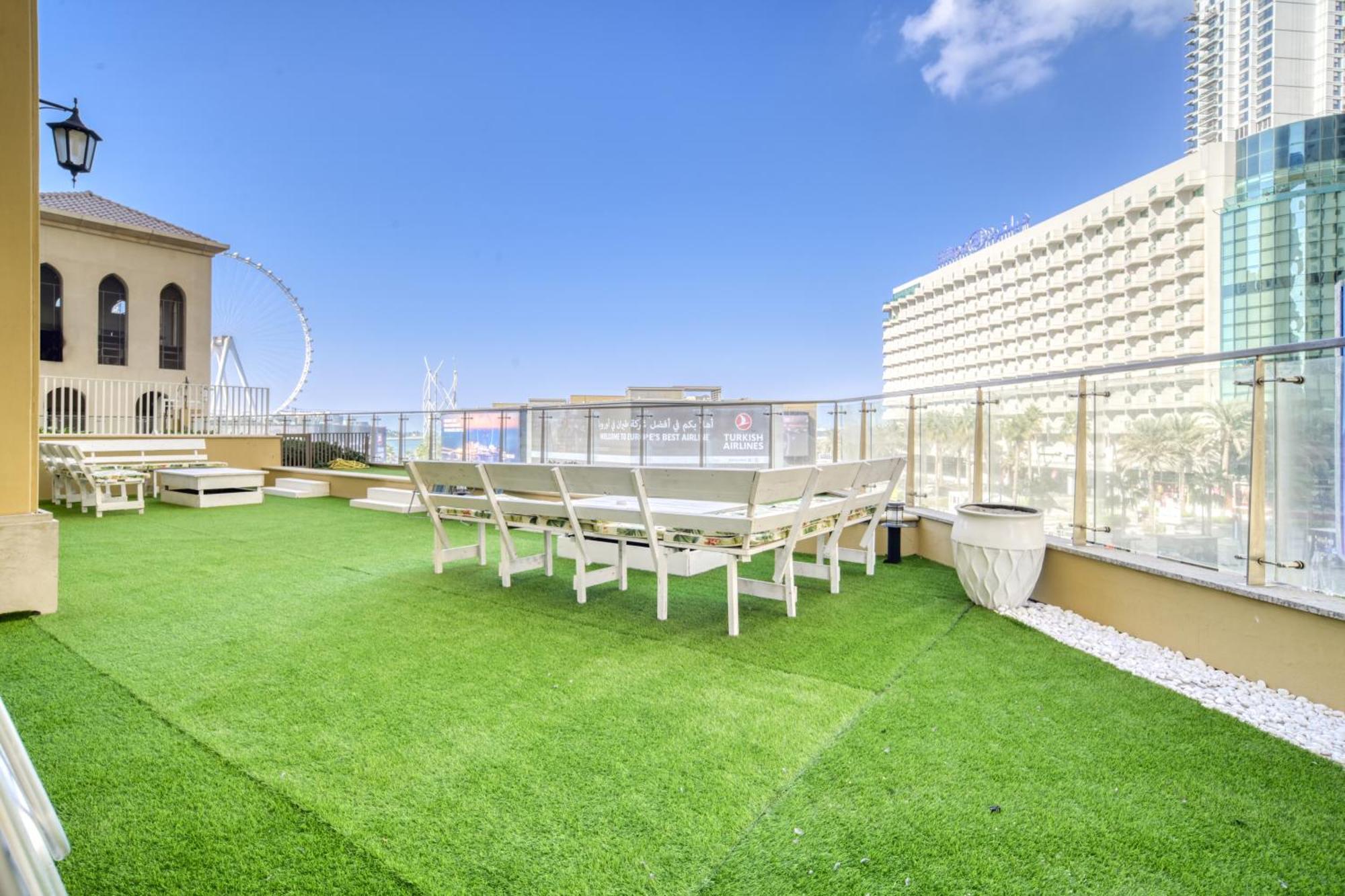 Luxurious 4 Bedroom Duplex With Terrace & Sea View Dubaj Zewnętrze zdjęcie